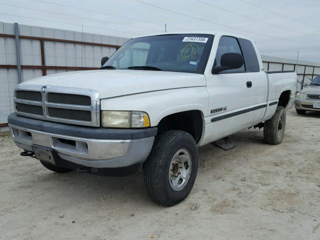 1B7KF23Z1XJ545125 - 1999 DODGE RAM 2500 WHITE photo 2