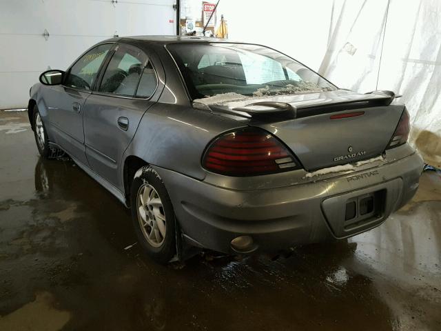 1G2NE52F24C257191 - 2004 PONTIAC GRAND AM S GRAY photo 3