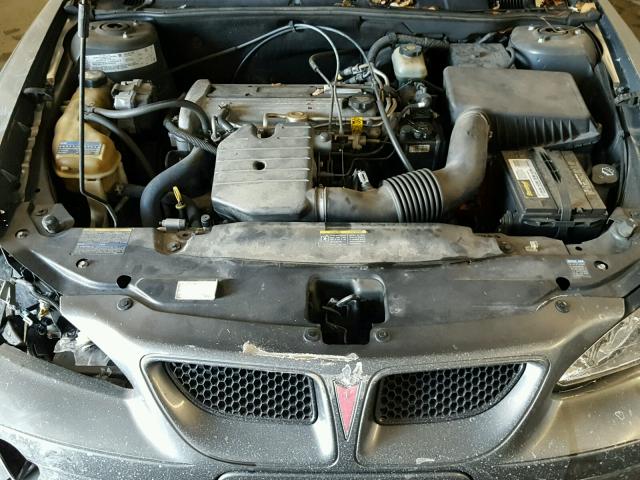 1G2NE52F24C257191 - 2004 PONTIAC GRAND AM S GRAY photo 7