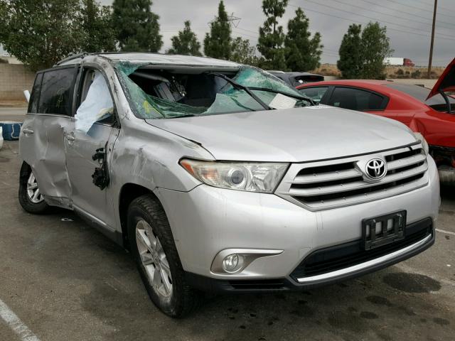 5TDZK3EH5BS027342 - 2011 TOYOTA HIGHLANDER SILVER photo 1