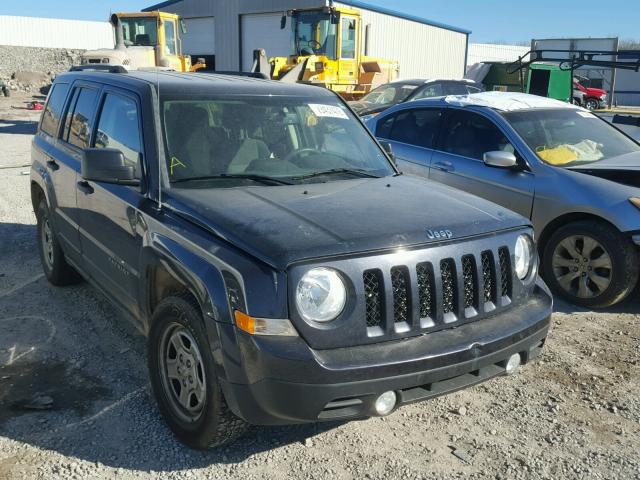 1C4NJPBB3ED662360 - 2014 JEEP PATRIOT SP GRAY photo 1