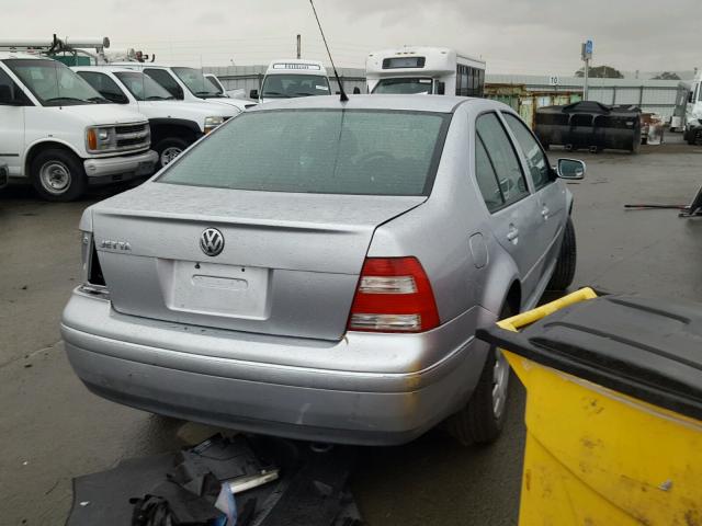 3VWRA69M24M054624 - 2004 VOLKSWAGEN JETTA GL SILVER photo 4