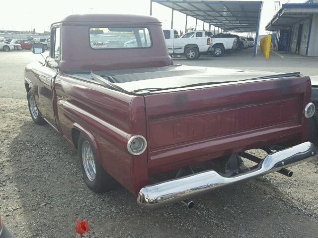 3A58S123734 - 1958 CHEVROLET APACHE RED photo 3