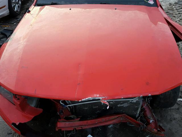 1ZVFT80NX75355957 - 2007 FORD MUSTANG RED photo 7