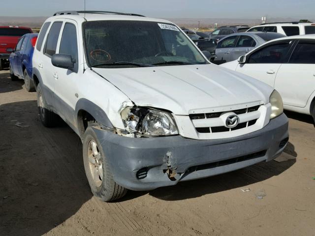 4F2YZ02Z26KM34647 - 2006 MAZDA TRIBUTE I WHITE photo 1