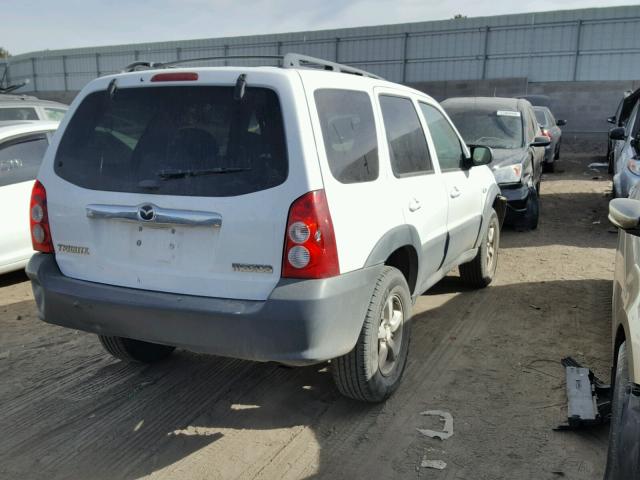 4F2YZ02Z26KM34647 - 2006 MAZDA TRIBUTE I WHITE photo 4