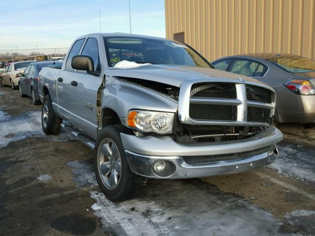 1D7HU18D15J607214 - 2005 DODGE RAM 1500 S SILVER photo 1