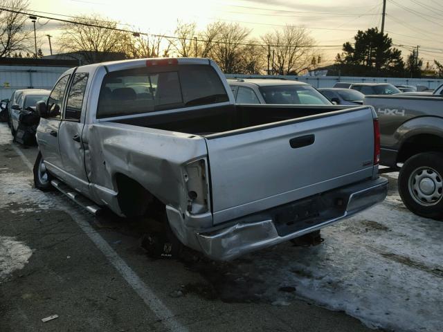 1D7HU18D15J607214 - 2005 DODGE RAM 1500 S SILVER photo 3