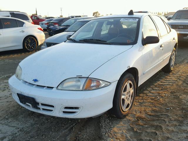 1G1JF524617118782 - 2001 CHEVROLET CAVALIER L WHITE photo 2