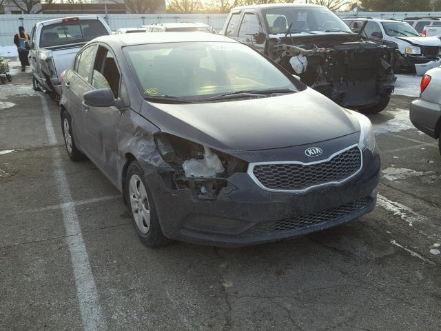 KNAFK4A6XG5567499 - 2016 KIA FORTE LX BLACK photo 1