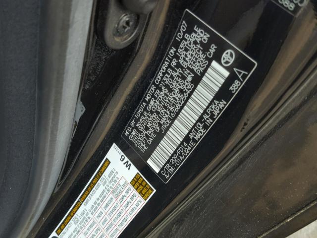 JTKDE167680256435 - 2008 TOYOTA SCION TC 黑色 照片 10