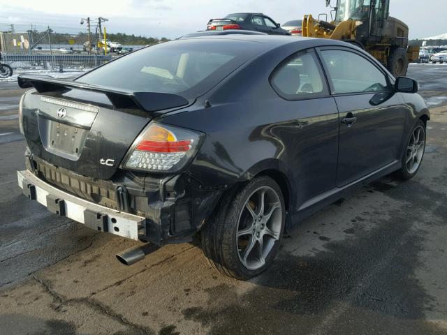 JTKDE167680256435 - 2008 TOYOTA SCION TC BLACK photo 4