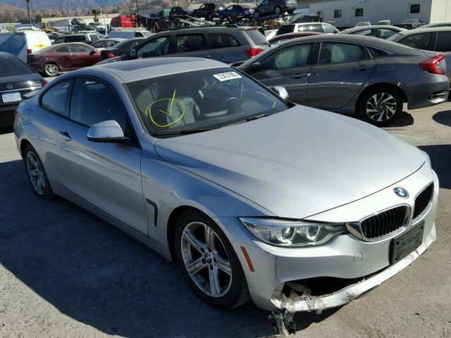 WBA3N7C50FK224846 - 2015 BMW 428 I SILVER photo 1