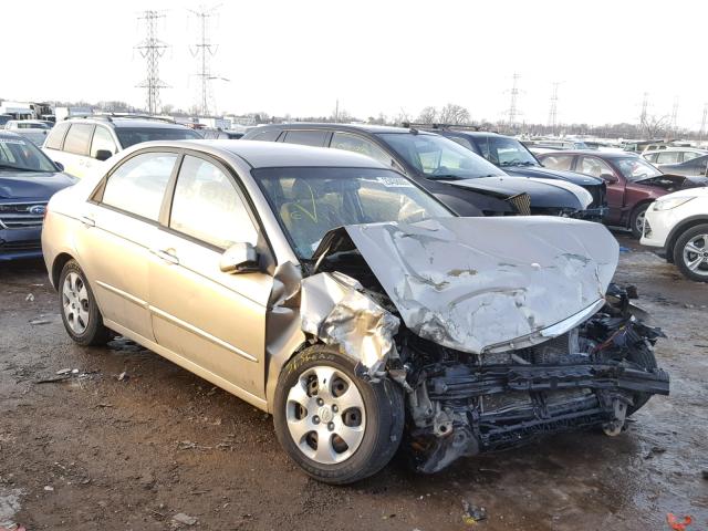 KNAFE121185555106 - 2008 KIA SPECTRA EX TAN photo 1