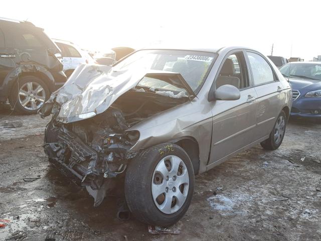 KNAFE121185555106 - 2008 KIA SPECTRA EX TAN photo 2