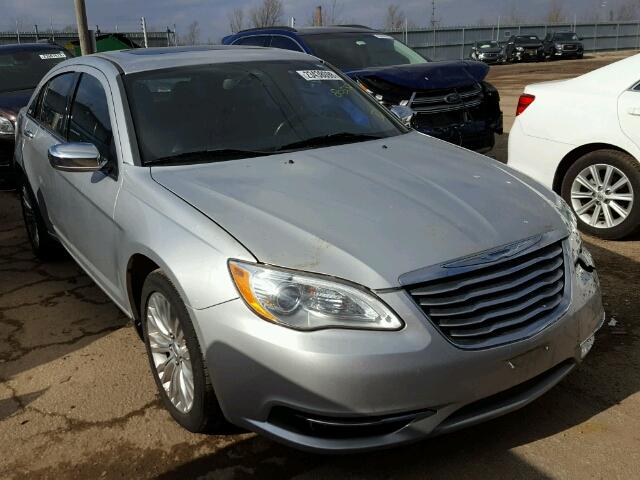 1C3CCBCB0CN137657 - 2012 CHRYSLER 200 LIMITE SILVER photo 1