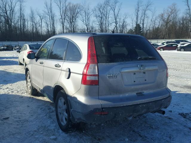 JHLRE48578C082807 - 2008 HONDA CR-V EX SILVER photo 3