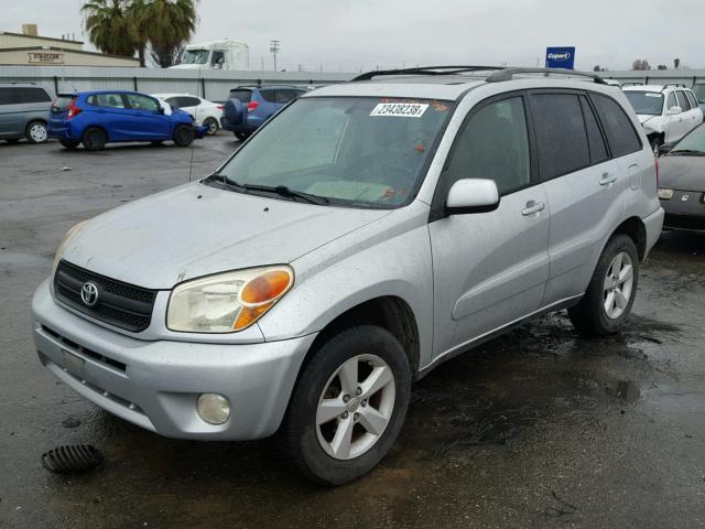 JTEGD20V040006439 - 2004 TOYOTA RAV4 SILVER photo 2