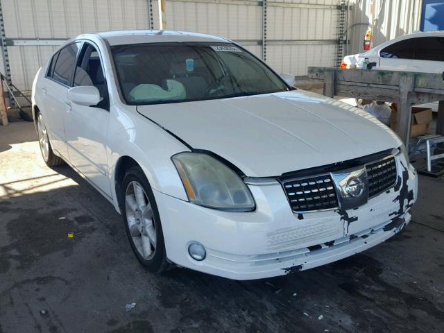 1N4BA41E54C835769 - 2004 NISSAN MAXIMA SE WHITE photo 1