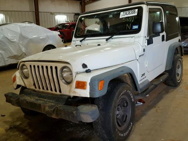 1J4F449S56P785801 - 2006 JEEP WRANGLER / WHITE photo 2