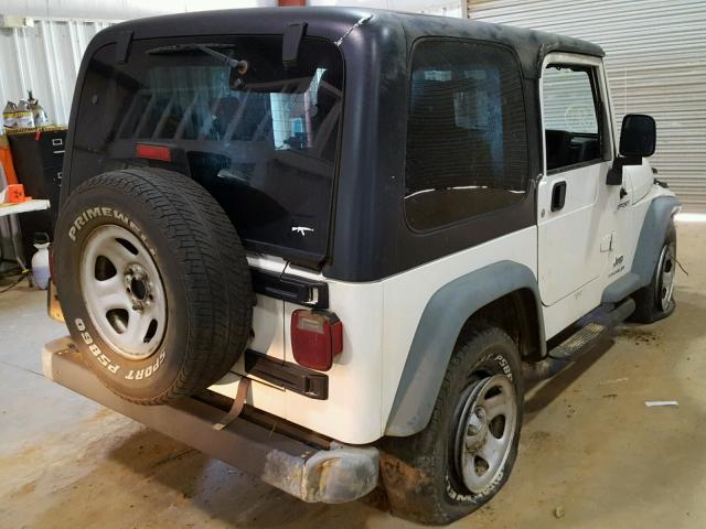 1J4F449S56P785801 - 2006 JEEP WRANGLER / WHITE photo 3