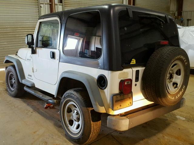 1J4F449S56P785801 - 2006 JEEP WRANGLER / WHITE photo 4