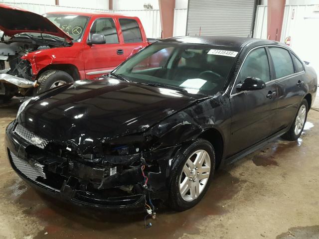 2G1WB5E38C1323587 - 2012 CHEVROLET IMPALA LT BLACK photo 2