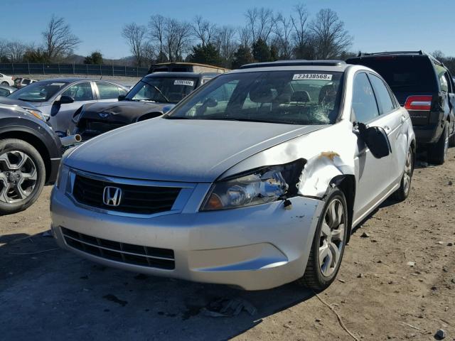 JHMCP26878C034270 - 2008 HONDA ACCORD EXL SILVER photo 2