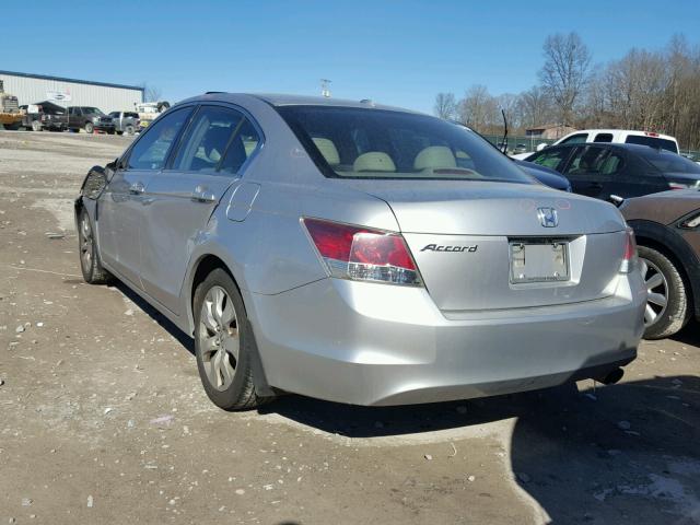 JHMCP26878C034270 - 2008 HONDA ACCORD EXL SILVER photo 3