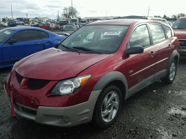 5Y2SL62853Z435795 - 2003 PONTIAC VIBE RED photo 2