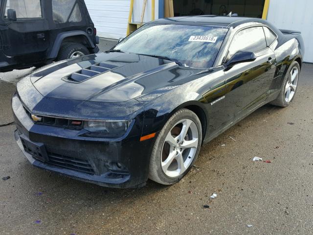 2G1FK1EJ3F9254546 - 2015 CHEVROLET CAMARO 2SS BLACK photo 2