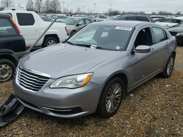 1C3CCBBBXDN694174 - 2013 CHRYSLER 200 TOURIN SILVER photo 2