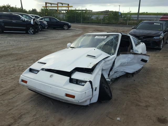 JN1HZ14S5GX163068 - 1986 NISSAN 300ZX WHITE photo 2