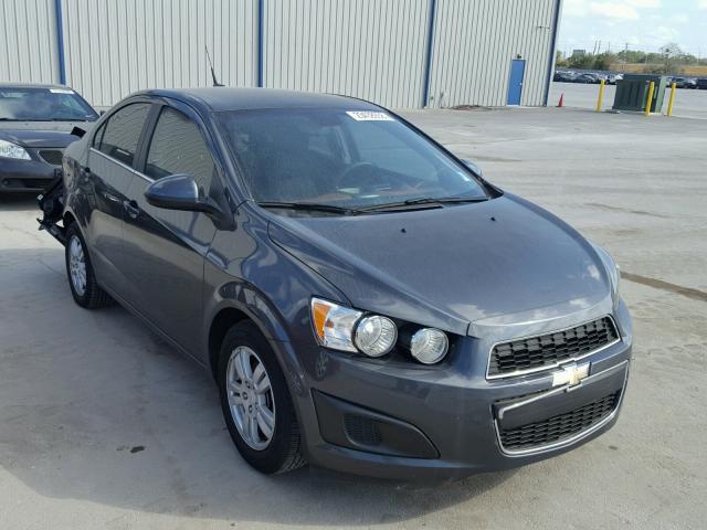 1G1JC5SH5C4205279 - 2012 CHEVROLET SONIC LT GRAY photo 1