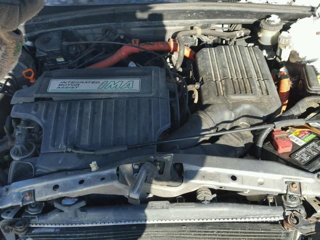 JHMES95645S008680 - 2005 HONDA CIVIC HYBR SILVER photo 7