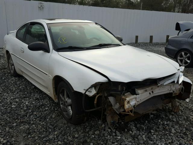 1G2NW12E73C304632 - 2003 PONTIAC GRAND AM G WHITE photo 1