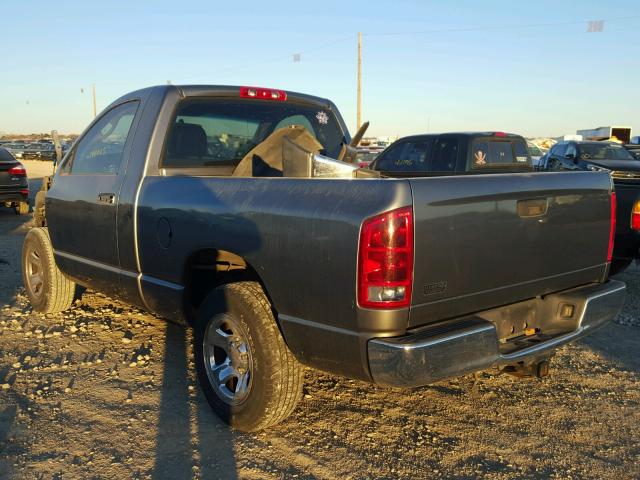 1D7HA16K85J629365 - 2005 DODGE RAM 1500 S GRAY photo 3