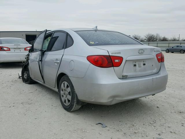 KMHDU46D59U687601 - 2009 HYUNDAI ELANTRA GL SILVER photo 3