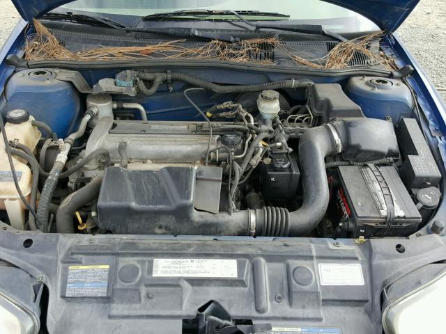 1G1JC52F147107817 - 2004 CHEVROLET CAVALIER BLUE photo 7