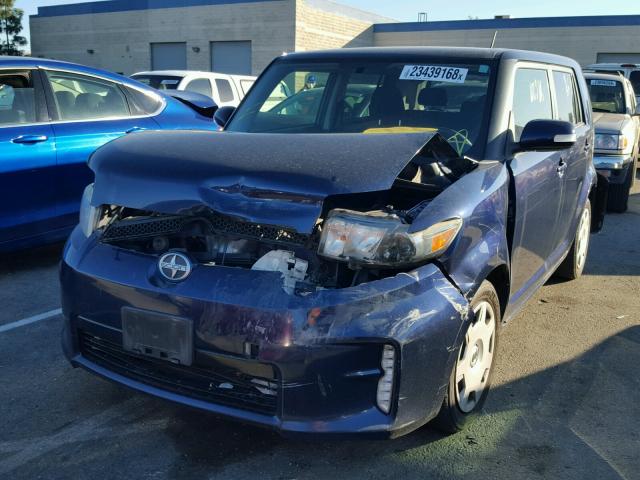 JTLZE4FE1DJ035220 - 2013 TOYOTA SCION XB BLUE photo 2