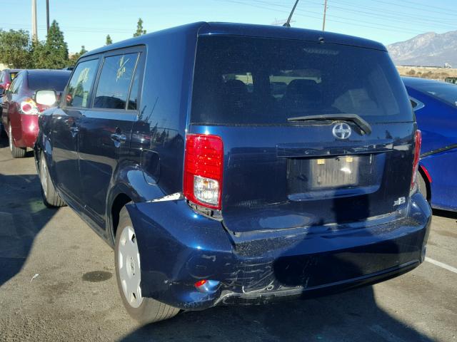 JTLZE4FE1DJ035220 - 2013 TOYOTA SCION XB BLUE photo 3