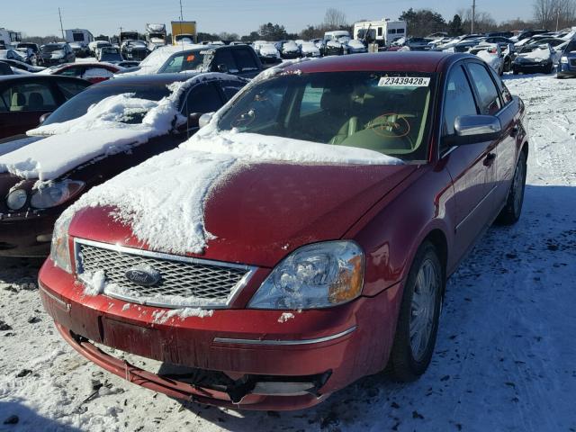 1FAHP25107G159474 - 2007 FORD FIVE HUNDR RED photo 2