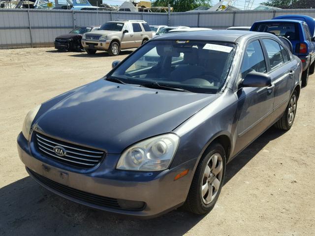 KNAGE123985178630 - 2008 KIA OPTIMA LX GRAY photo 2