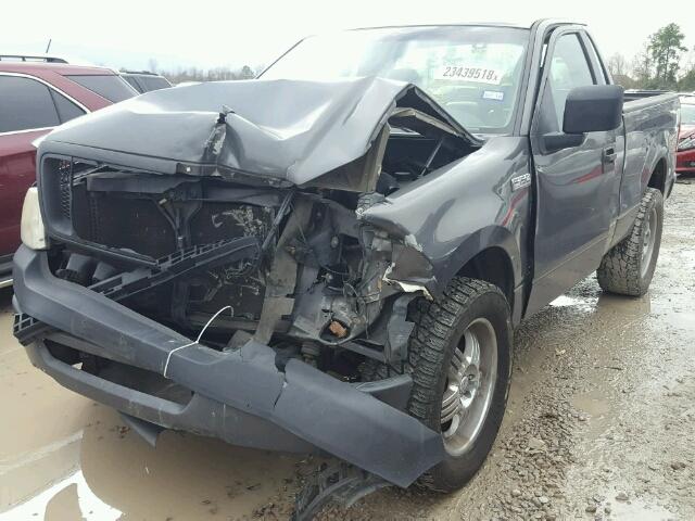 1FTRF12226NB69944 - 2006 FORD F150 GRAY photo 2