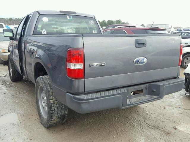 1FTRF12226NB69944 - 2006 FORD F150 GRAY photo 3