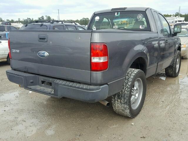 1FTRF12226NB69944 - 2006 FORD F150 GRAY photo 4