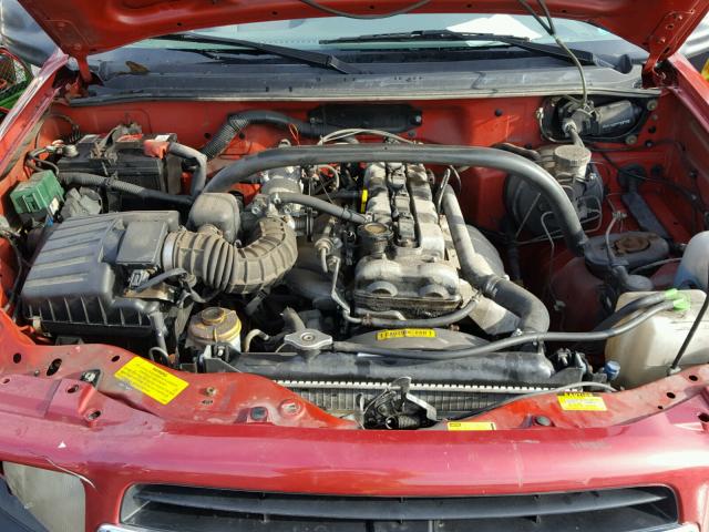 2CNBJ13C4Y6938552 - 2000 CHEVROLET TRACKER RED photo 7