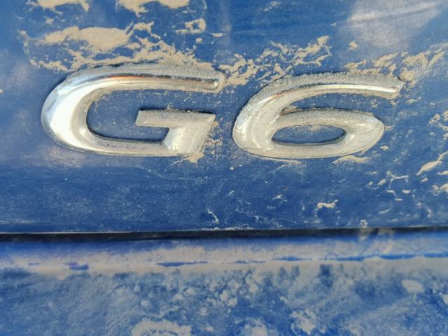 1G2ZH528254123075 - 2005 PONTIAC G6 GT BLUE photo 10