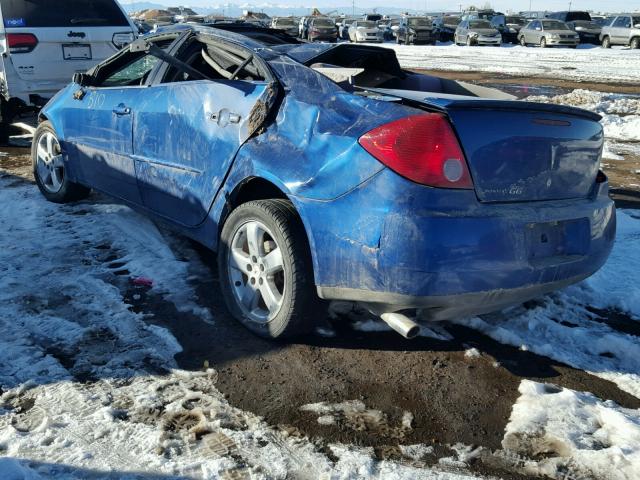 1G2ZH528254123075 - 2005 PONTIAC G6 GT BLUE photo 3