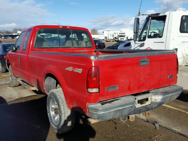 1FTNX21F4XEC56123 - 1999 FORD F250 SUPER RED photo 3